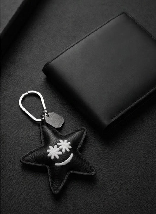 Noir Star Keychain