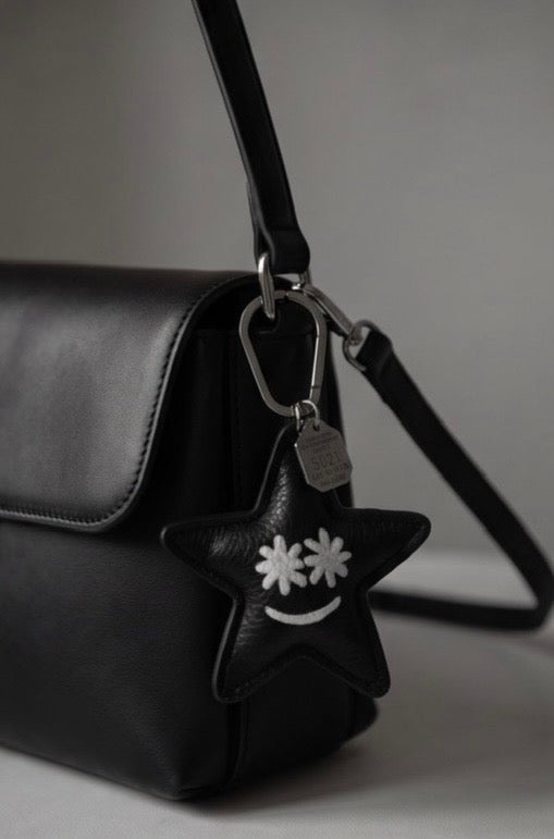 Noir Star Keychain