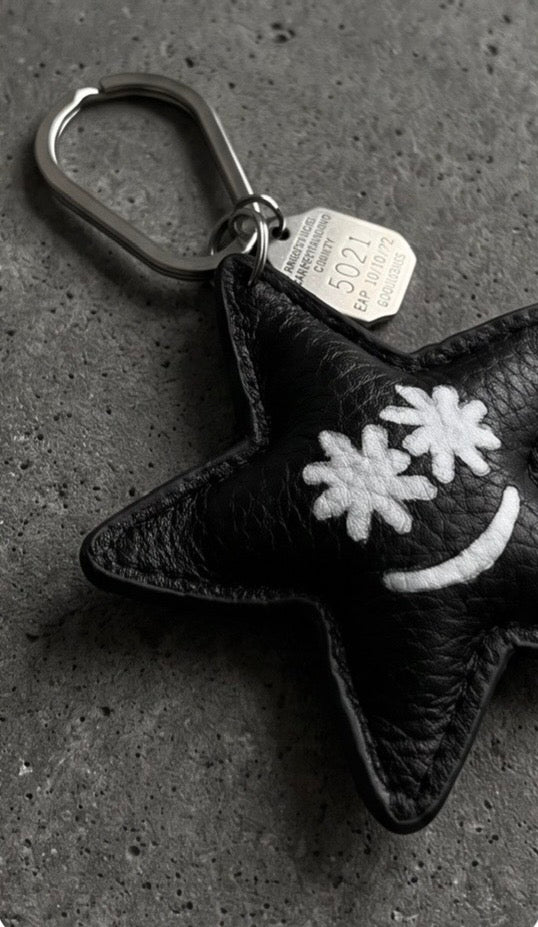 Noir Star Keychain